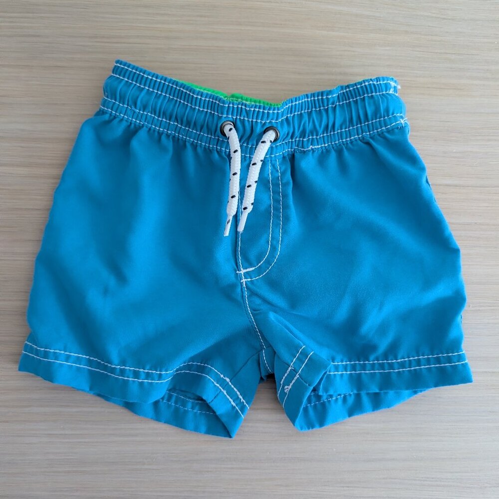 Carter's Baby Boys Swim Trunks, Shorts, Blue, Color-Changing, Size 3M